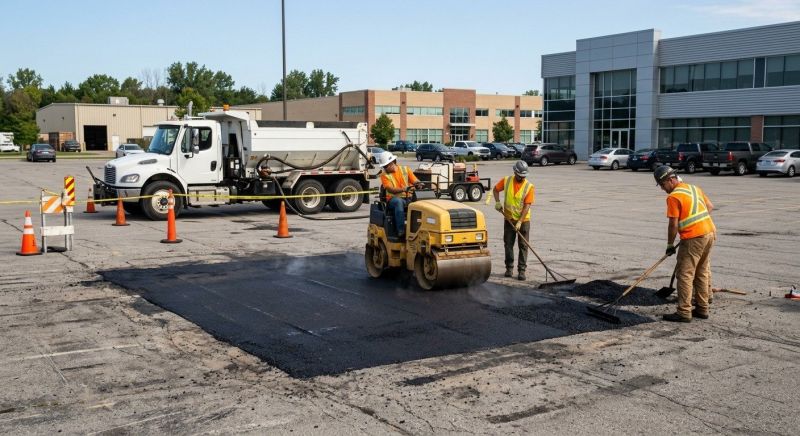 Asphalt Parking Lot Repair in Hilton Head Island, SC