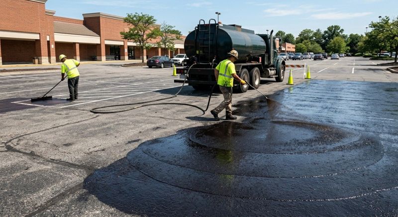 Asphalt Parking Lot Sealing in Columbus, OH