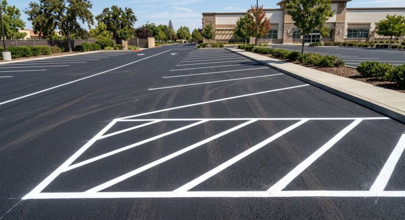 Asphalt Striping in Alpharetta, GA
