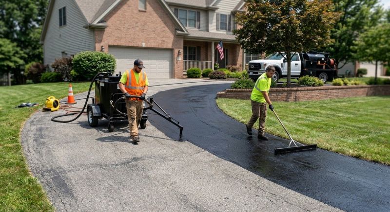 Blacktop Driveway Sealing in Tampa, FL