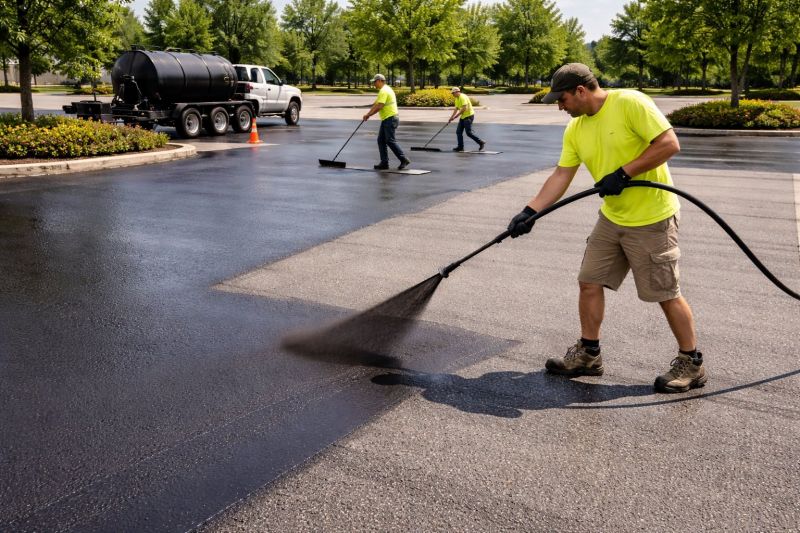 Church Parking Lot Sealcoating in Fort Collins, CO