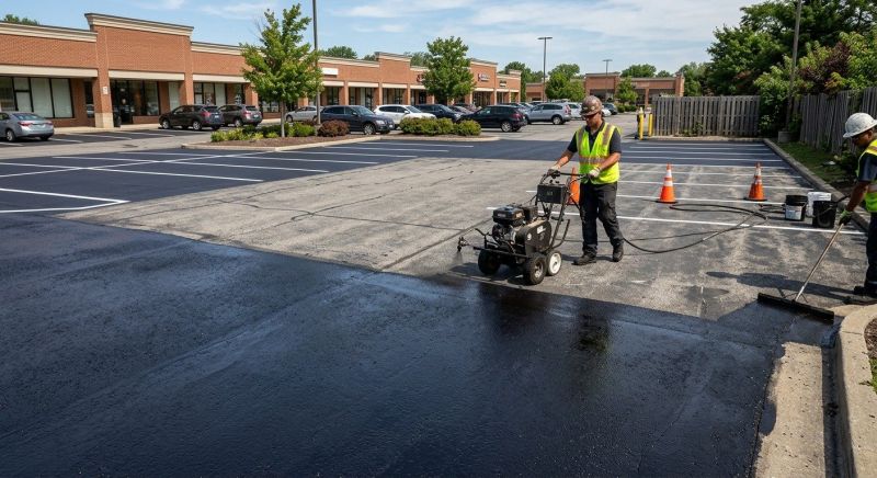 Church Parking Lot Sealcoating in Tampa, FL
