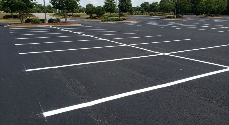 Church Parking Lot Striping in Suwanee, GA