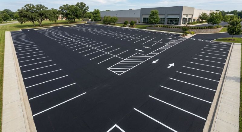 Church Parking Lot Striping in Suwanee, GA