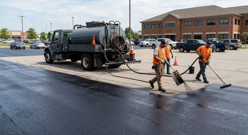 Commercial Asphalt Sealing in Grand Rapids, MI