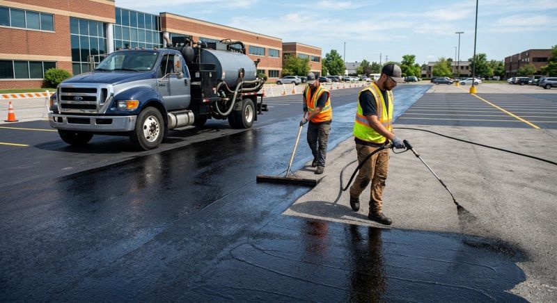 Commercial Parking Lot Sealing in Sarasota, FL