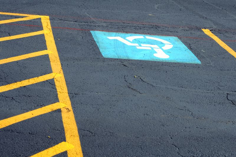 Disability Parking Marking in Suwanee, GA