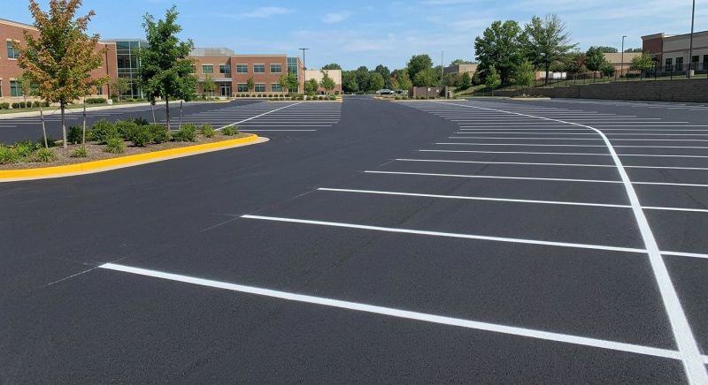 Parking Area Striping in Lawrenceville, GA