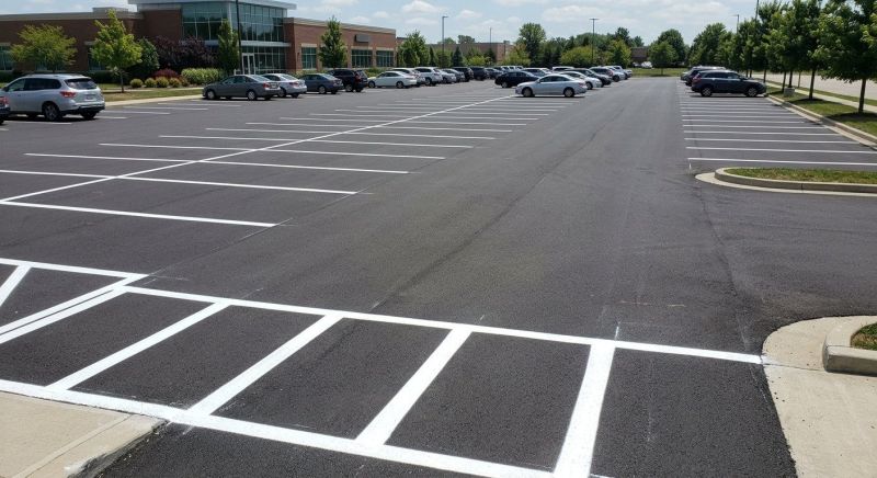 Parking Area Striping in Alpharetta, GA