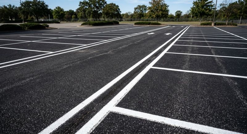 Parking Lot Painting in Alpharetta, GA