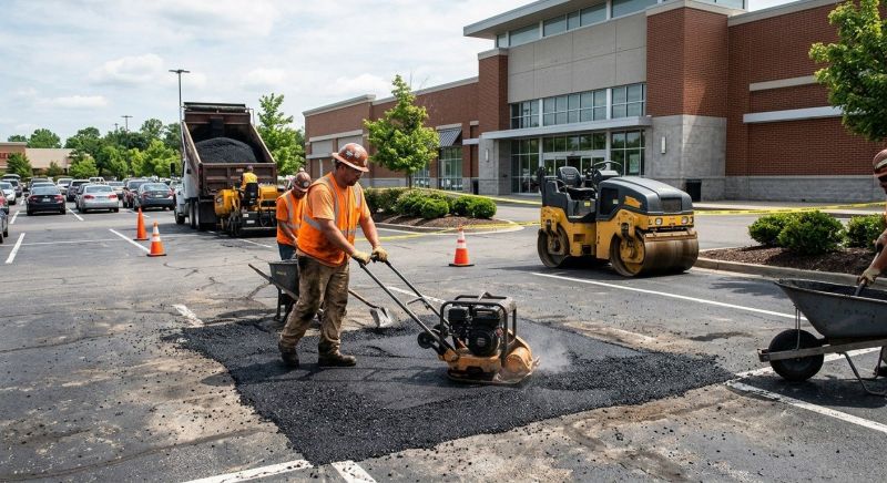 Parking Lot Repair in Bluffton, SC