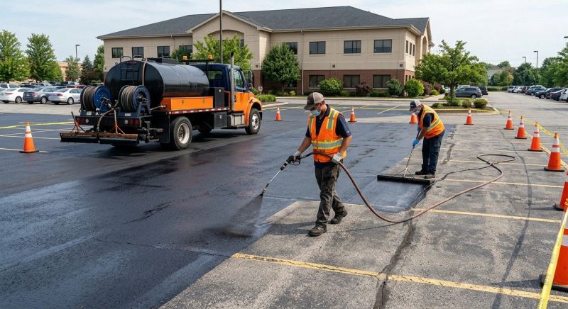Parking Lot Sealcoating in Fort Collins, CO