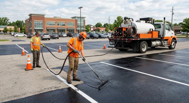 Parking Lot Sealcoating in Denver, CO