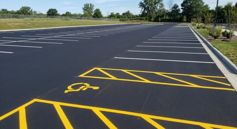 Parking Space Marking in Lawrenceville, GA