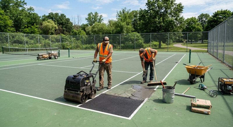 Sports Court Resurfacing in Greenville, SC