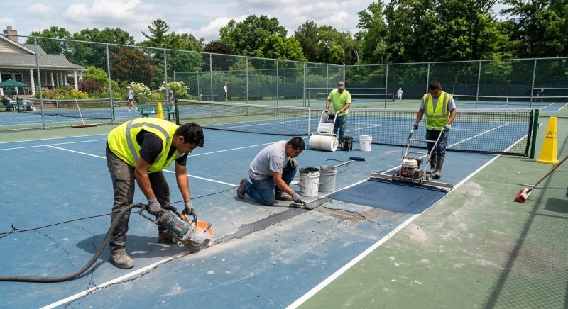 Tennis Court Repair Service in Denver, CO